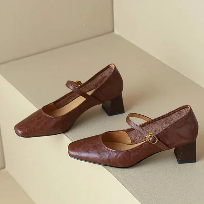 Bella Genuine Leather Heels