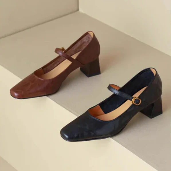 Bella Genuine Leather Heels