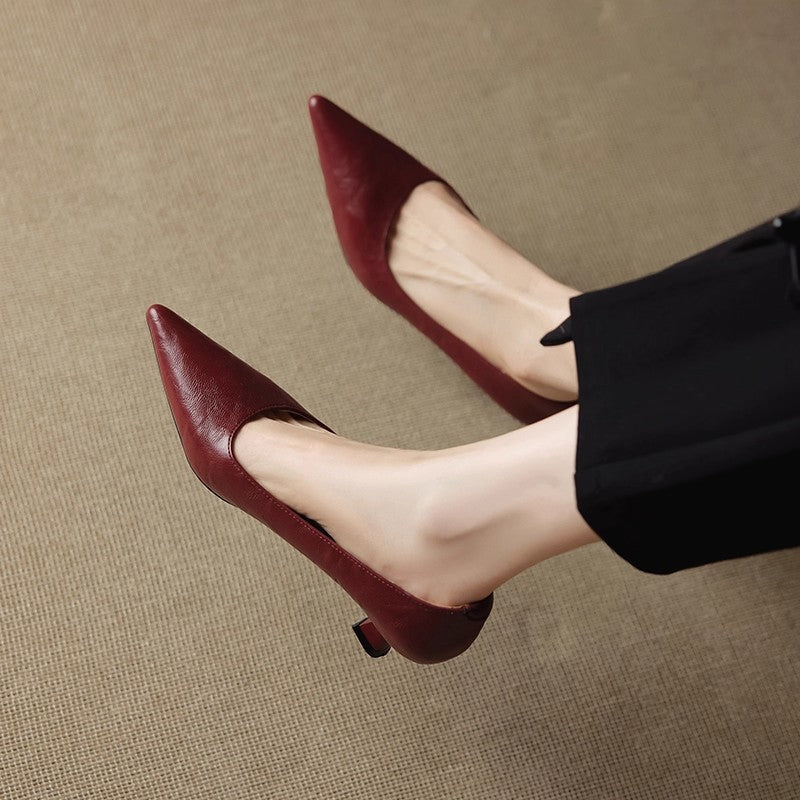 Selva Genuine Leather Heels