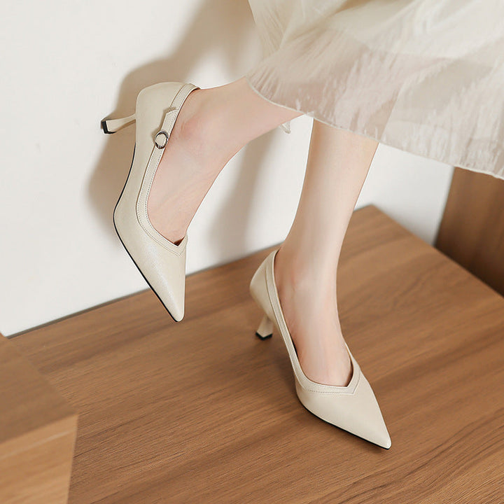 Moda Genuine Leather Heels