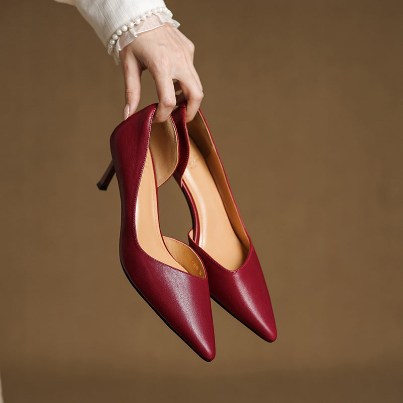 Avella Genuine Leather Heels