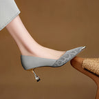 Clair Genuine Leather Heels