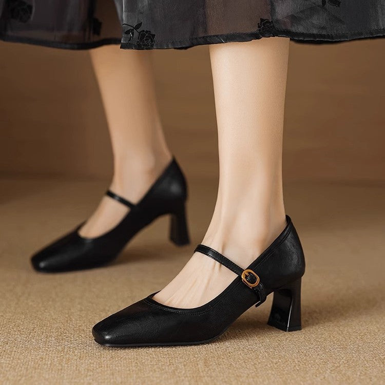 Aeri Leather Heels