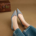 Clair Genuine Leather Heels