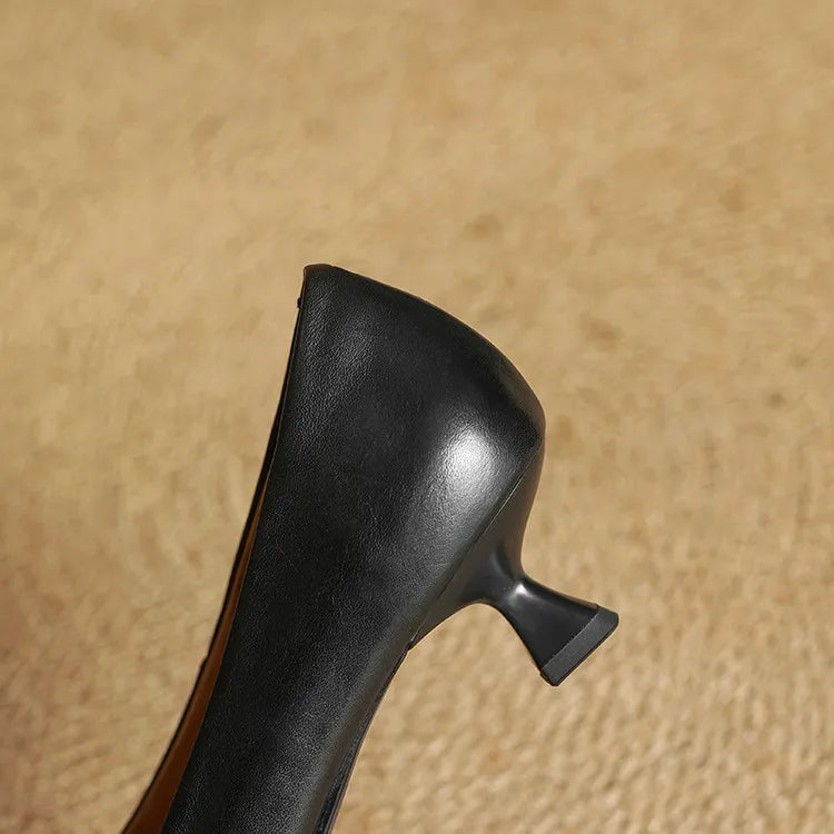 Yanil Genuine Leather Heels