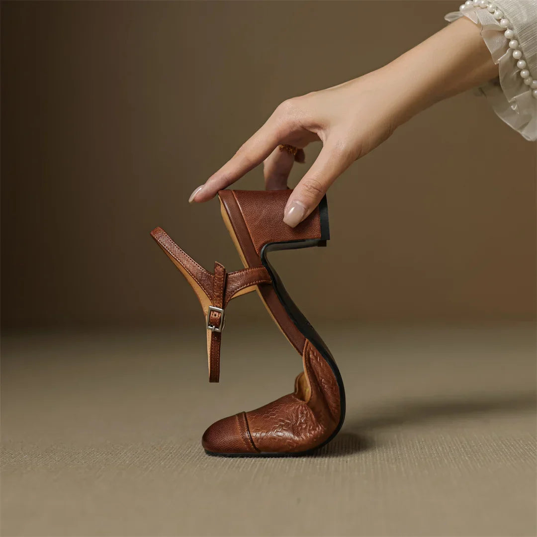 Neiro Genuine Leather Pumps