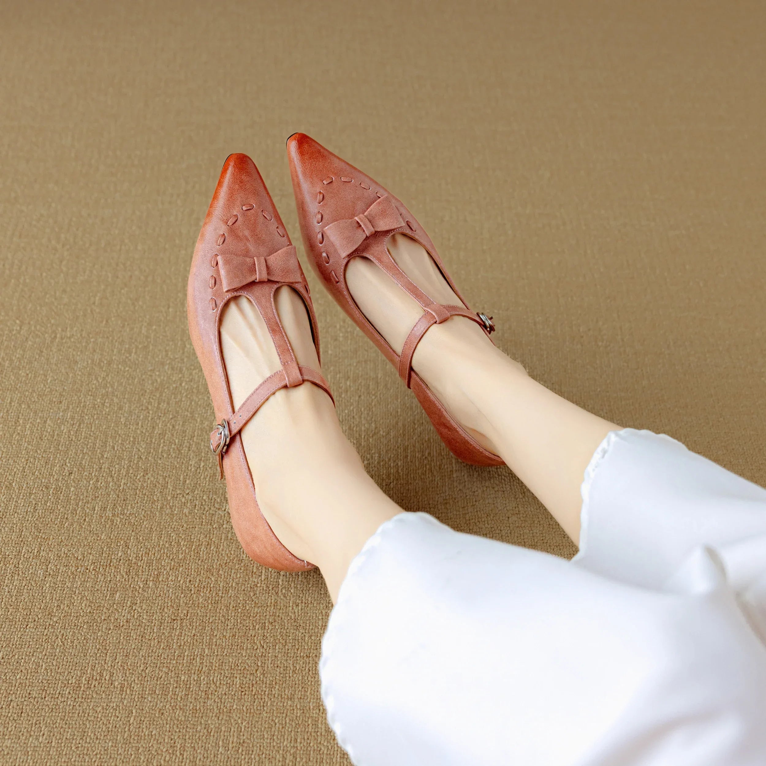 Darlyn Genuine Leather Pumps