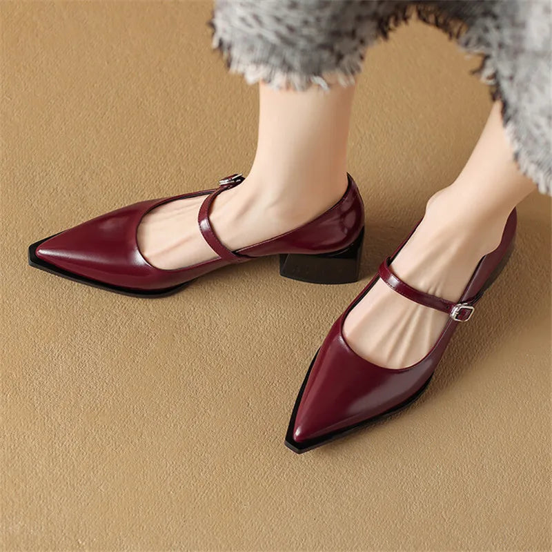 Maden Genuine Leather Heels