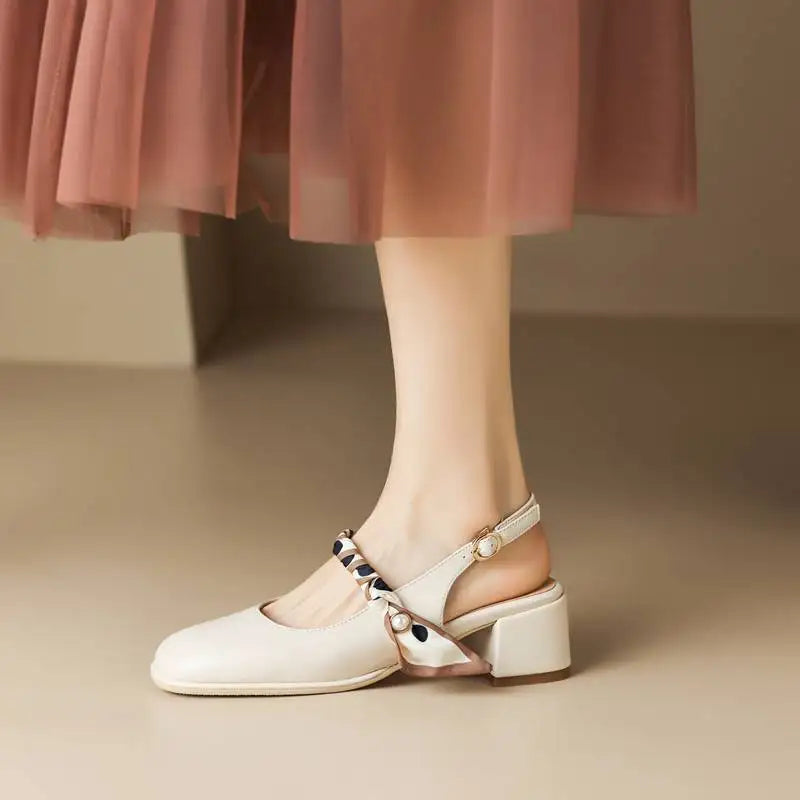 Dahlia Block Heels