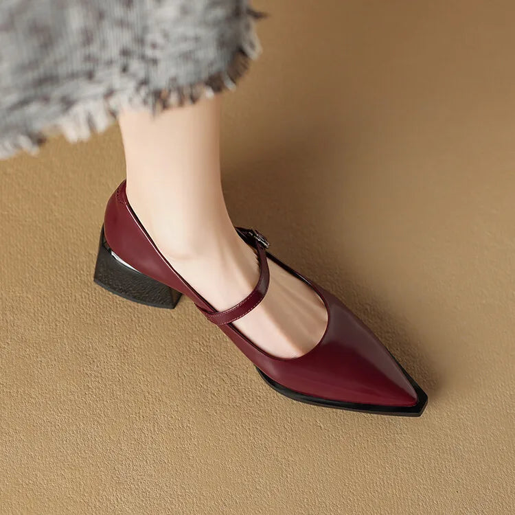 Maden Genuine Leather Heels