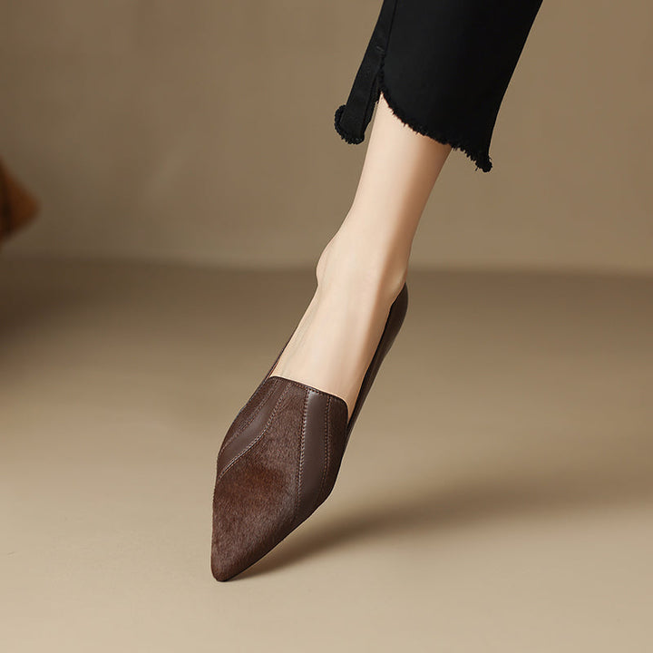 Kiara Genuine Leather Flats