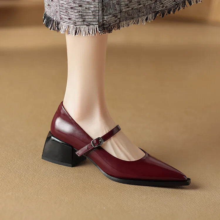 Maden Genuine Leather Heels