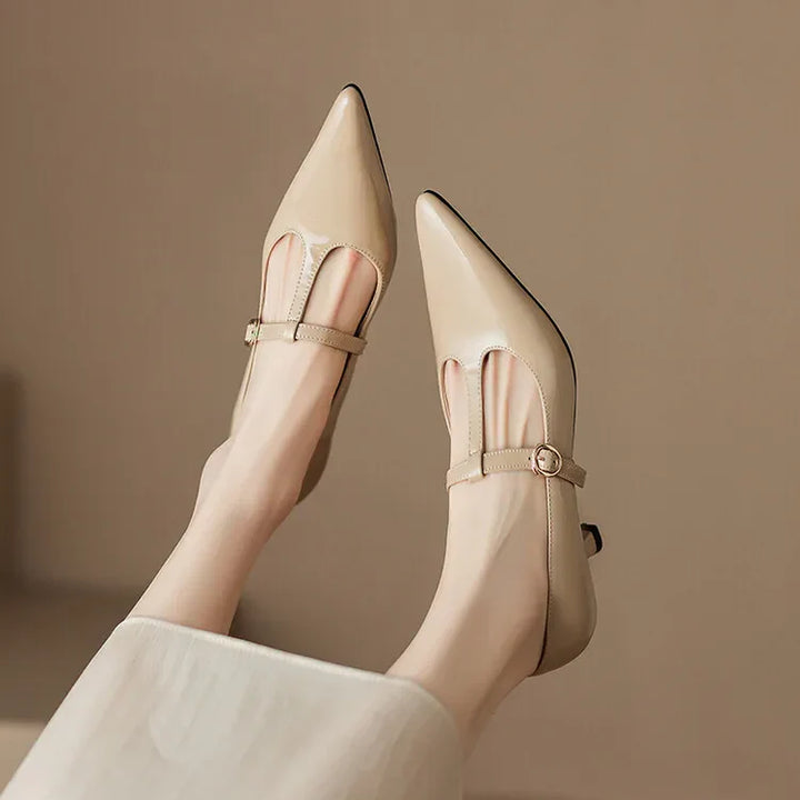 Rabeca Genuine Leather Heels