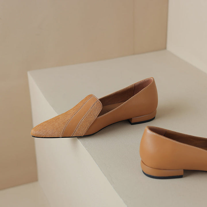 Kiara Genuine Leather Flats