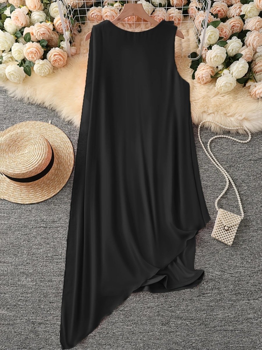 ADDIE | TIMELESS SLEEVELESS MIDI DRESS