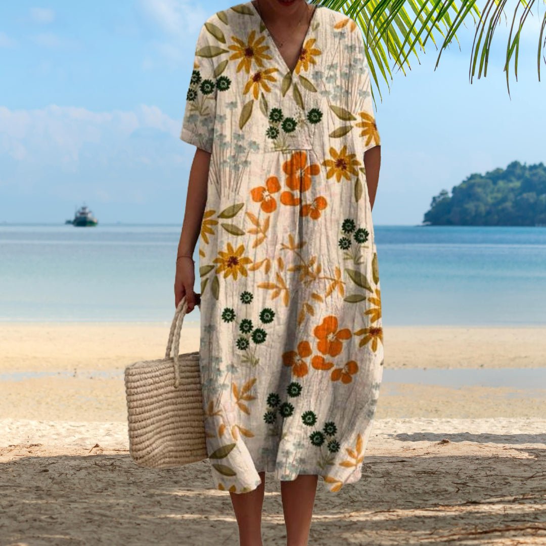 ADELFA | LOOSE COLORFUL DRESS