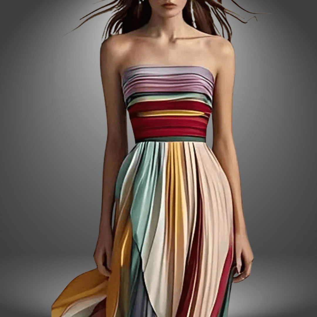 ALEXANDRA | TIMELESS PLEATED SUMMER DRESS