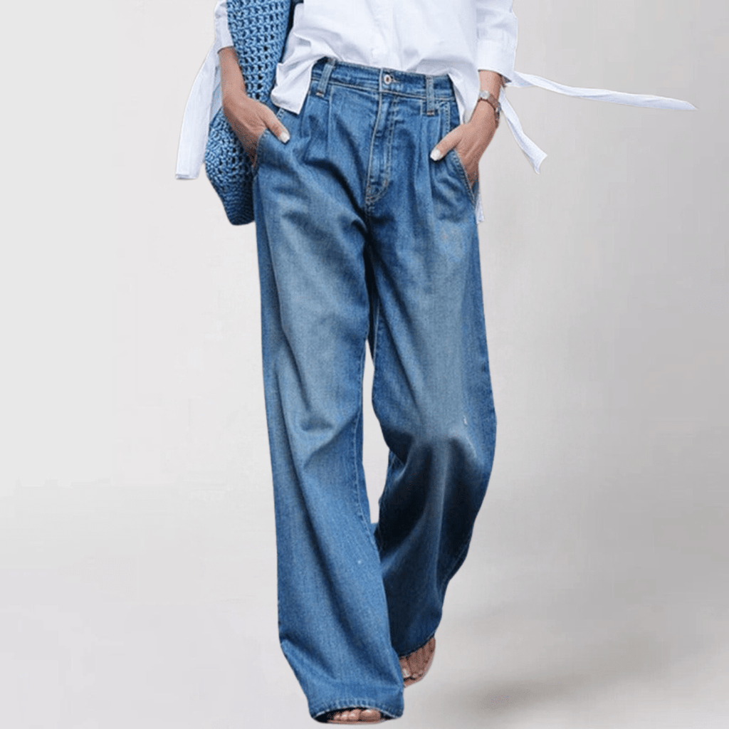 AMBER | STYLISH WIDE FIT JEANS