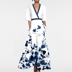 AVA™ | ELEGANT FLORAL DRESS