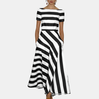 BELLA |  CLASSIC STRIPED MAXI DRESS