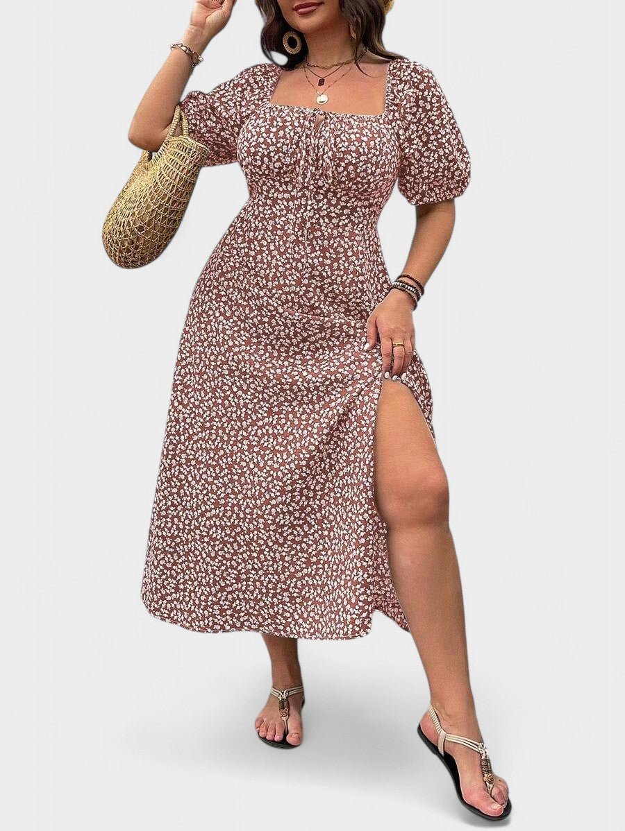 Breezaya | Plus-Size Floral Maxi Dress