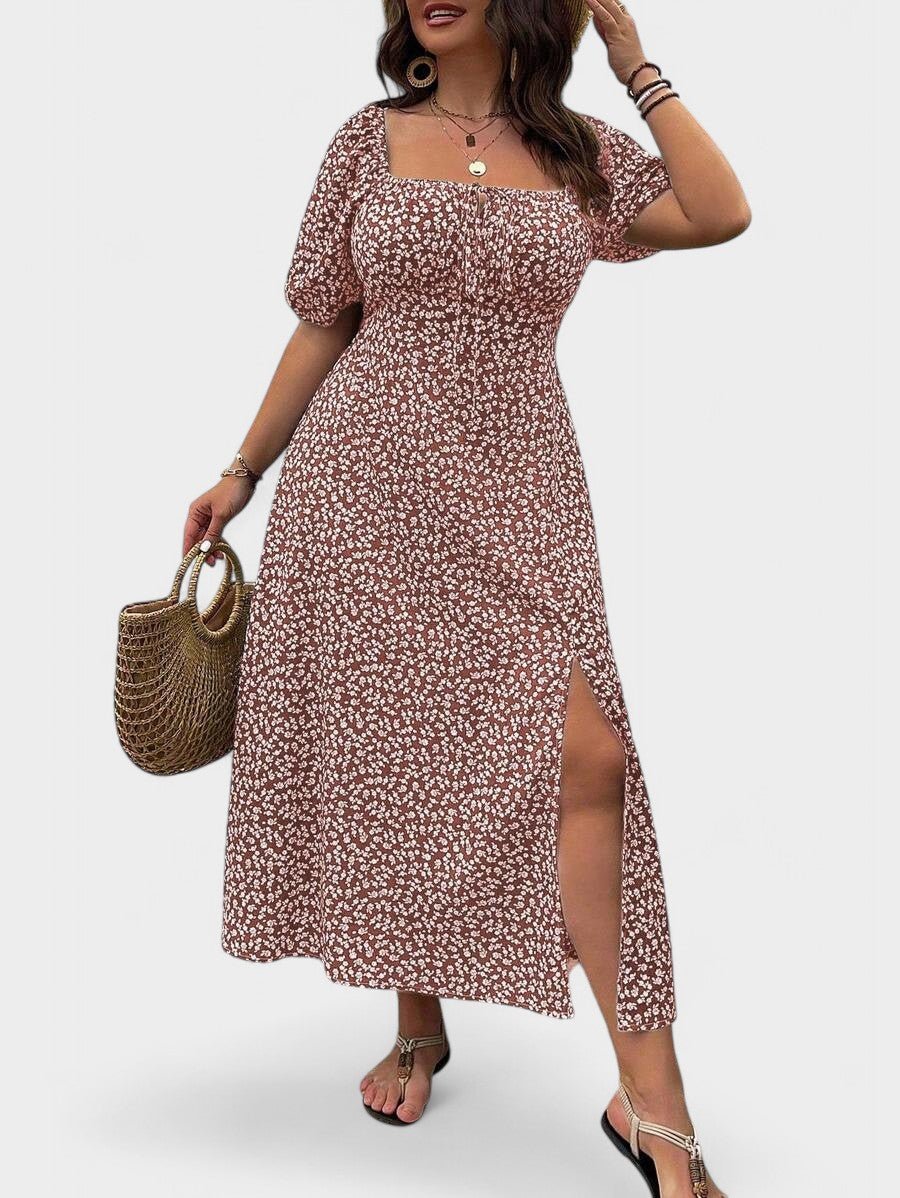 Breezaya | Plus-Size Floral Maxi Dress