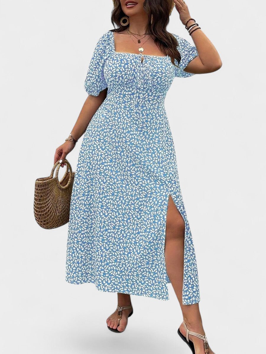 Breezaya | Plus-Size Floral Maxi Dress