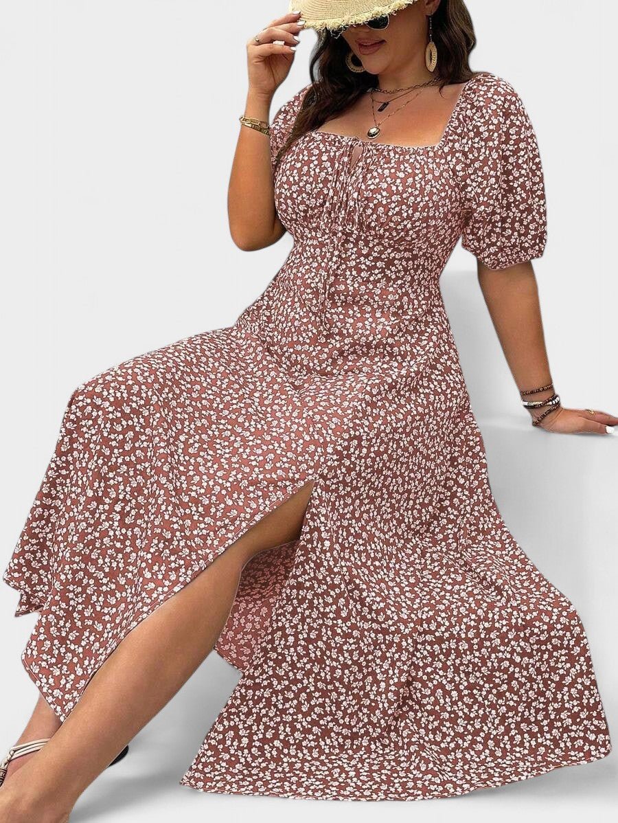 Breezaya | Plus-Size Floral Maxi Dress
