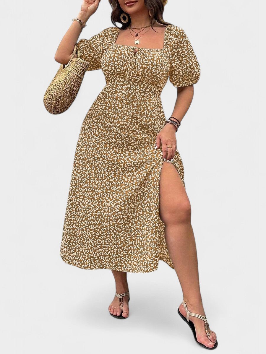 Breezaya | Plus-Size Floral Maxi Dress