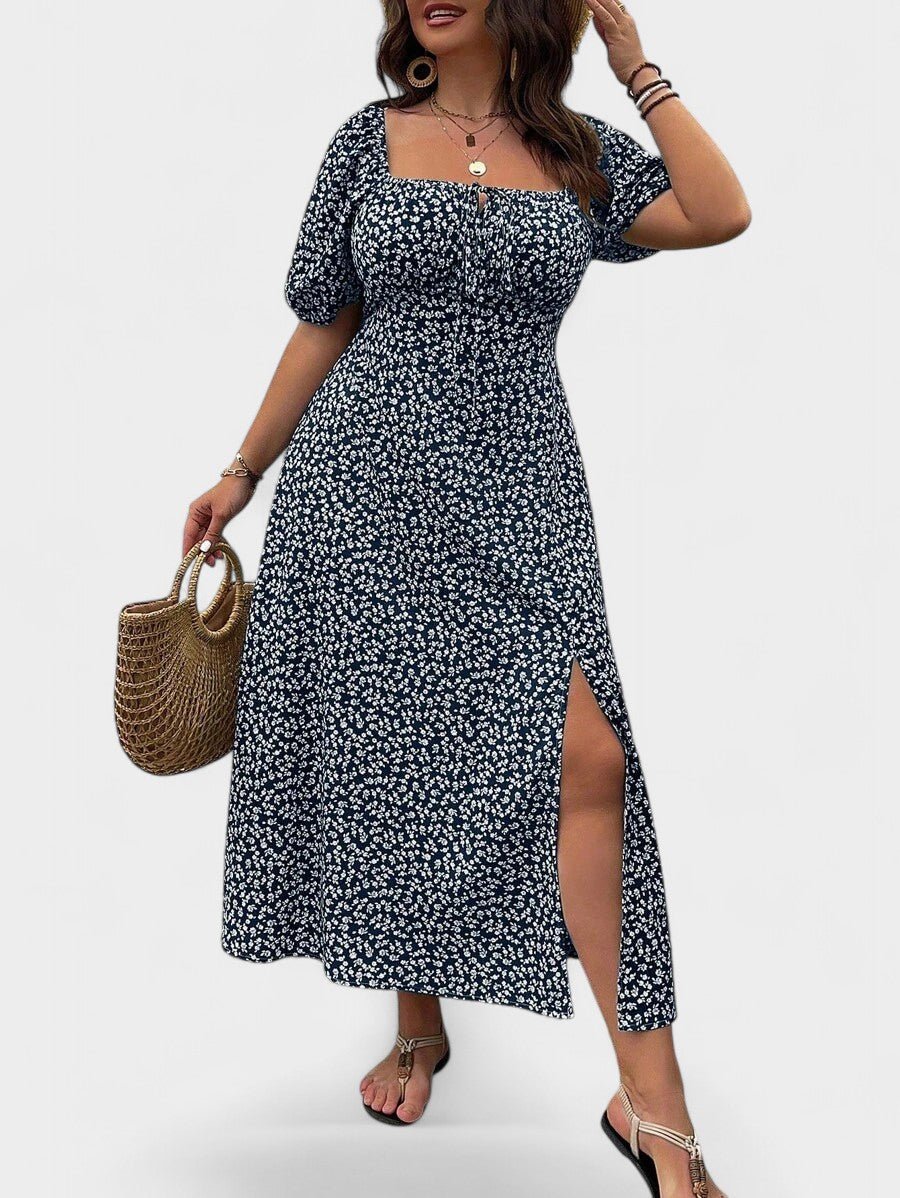 Breezaya | Plus-Size Floral Maxi Dress