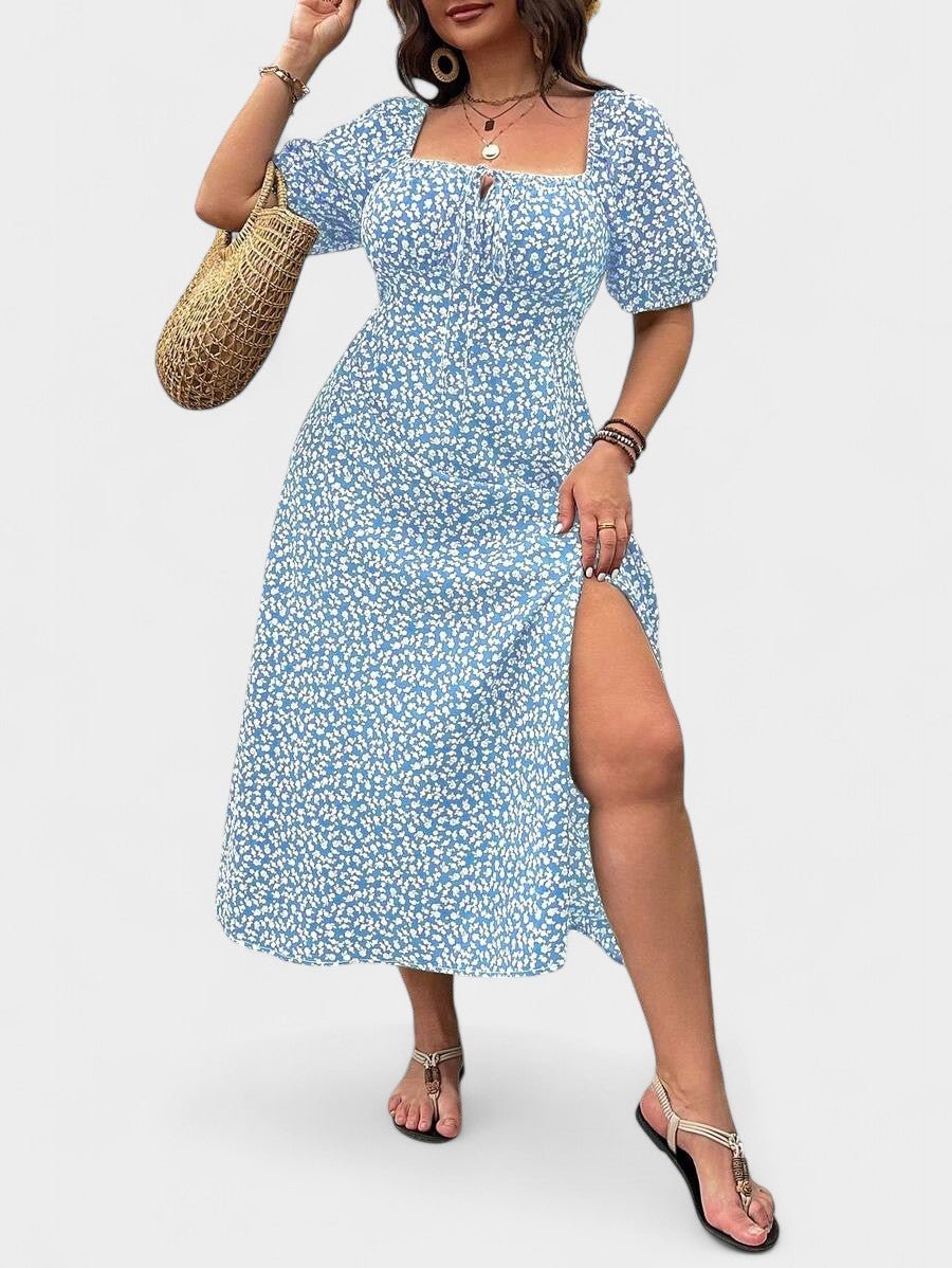 Breezaya | Plus-Size Floral Maxi Dress