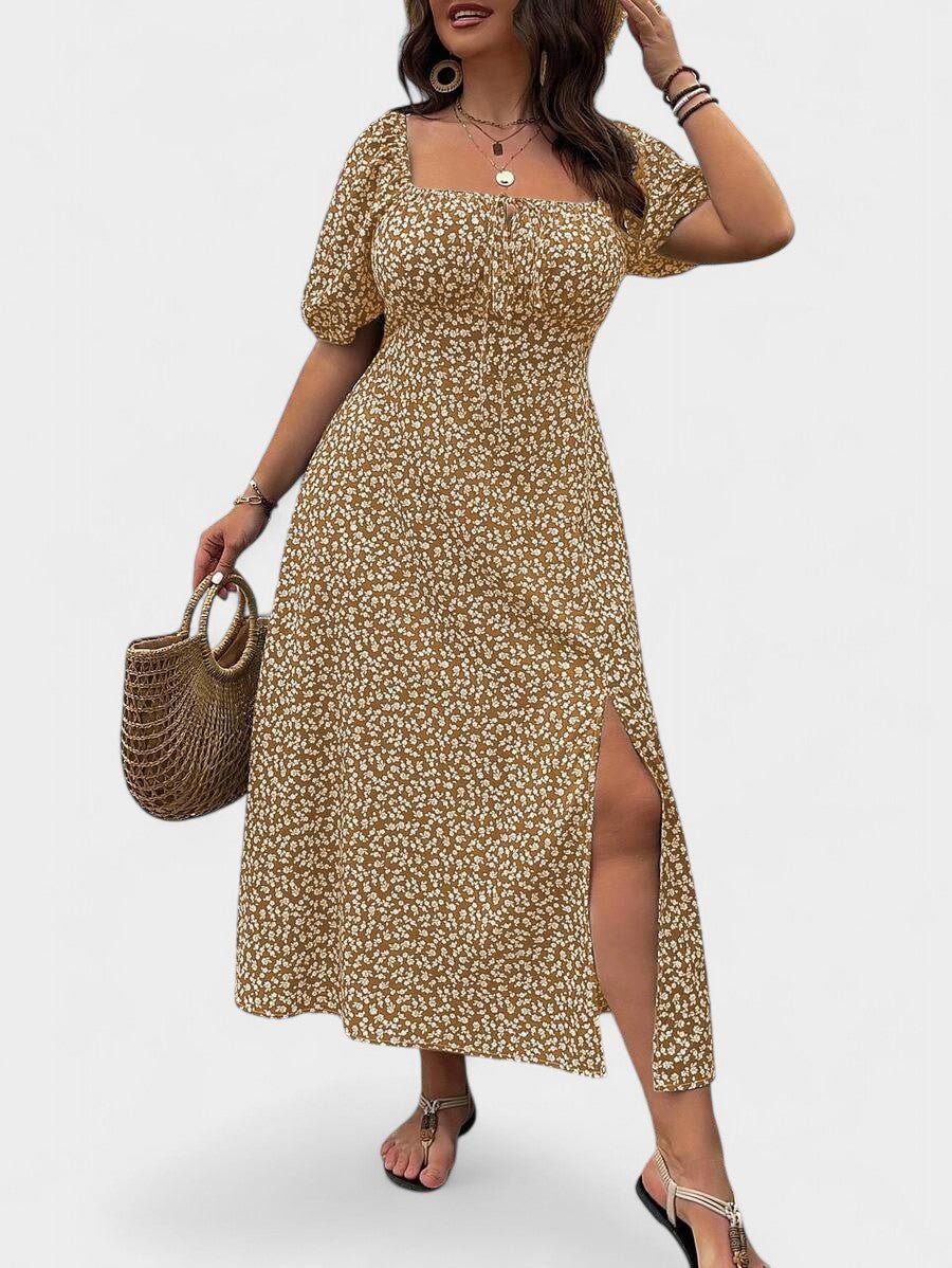 Breezaya | Plus-Size Floral Maxi Dress