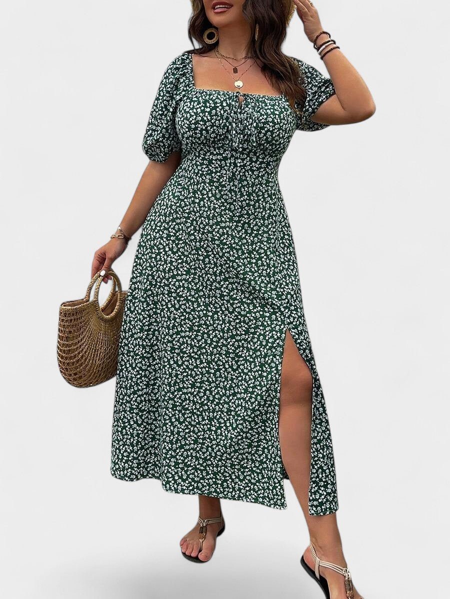Breezaya | Plus-Size Floral Maxi Dress