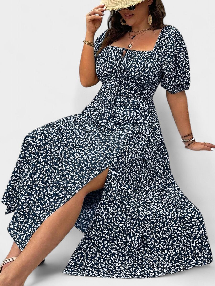 Breezaya | Plus-Size Floral Maxi Dress