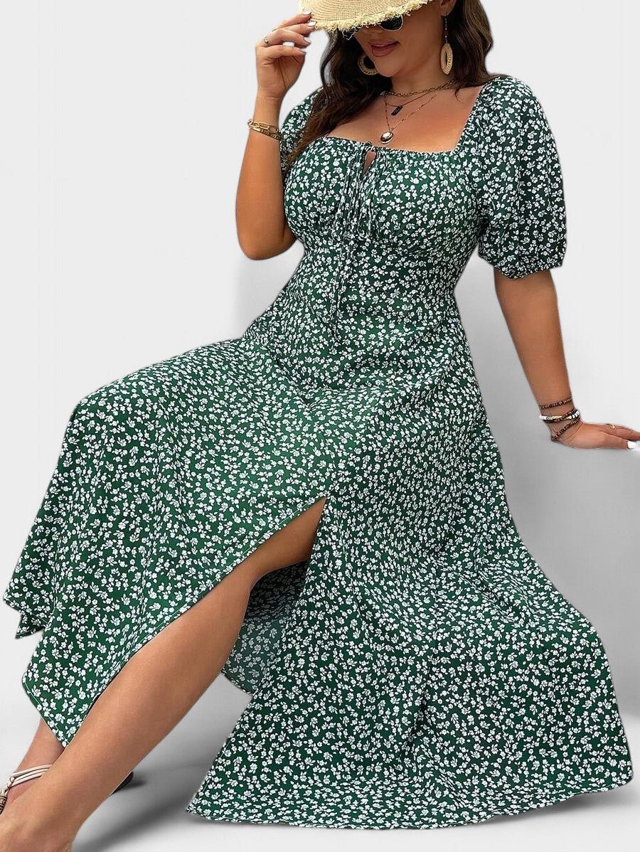Breezaya | Plus-Size Floral Maxi Dress