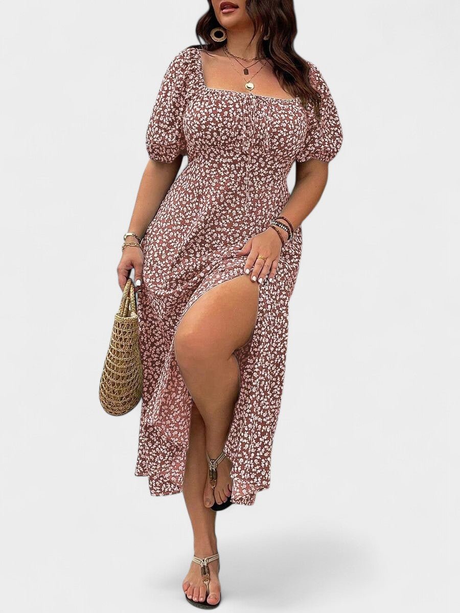 Breezaya | Plus-Size Floral Maxi Dress