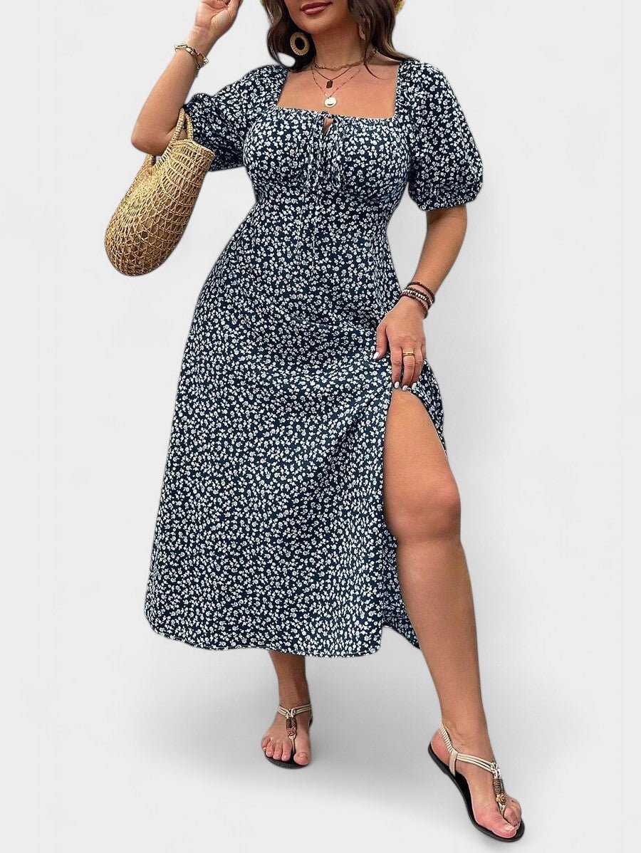 Breezaya | Plus-Size Floral Maxi Dress