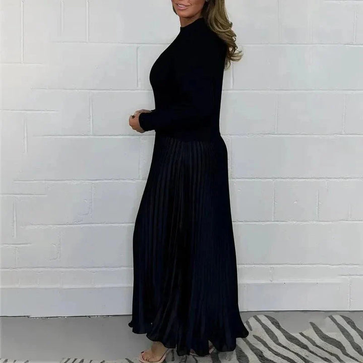 Claudia | Jersey Top and Pleated Skirt