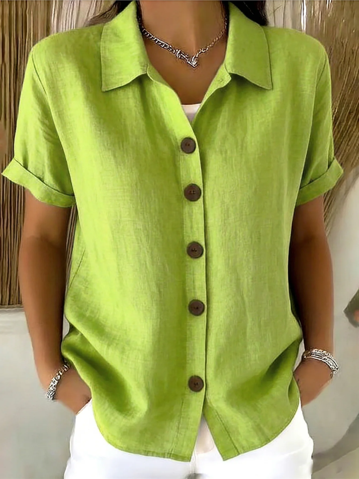 ZARA | BUTTON FRONT BLOUSE