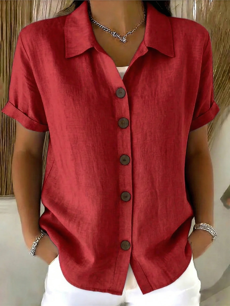 ZARA | BUTTON FRONT BLOUSE