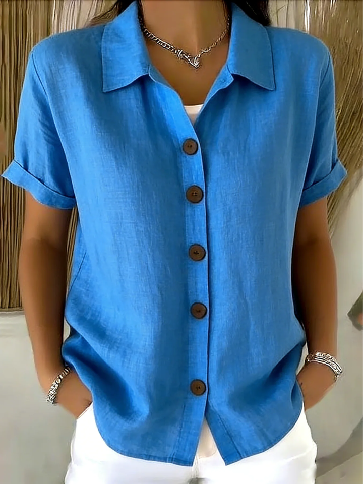 ZARA | BUTTON FRONT BLOUSE