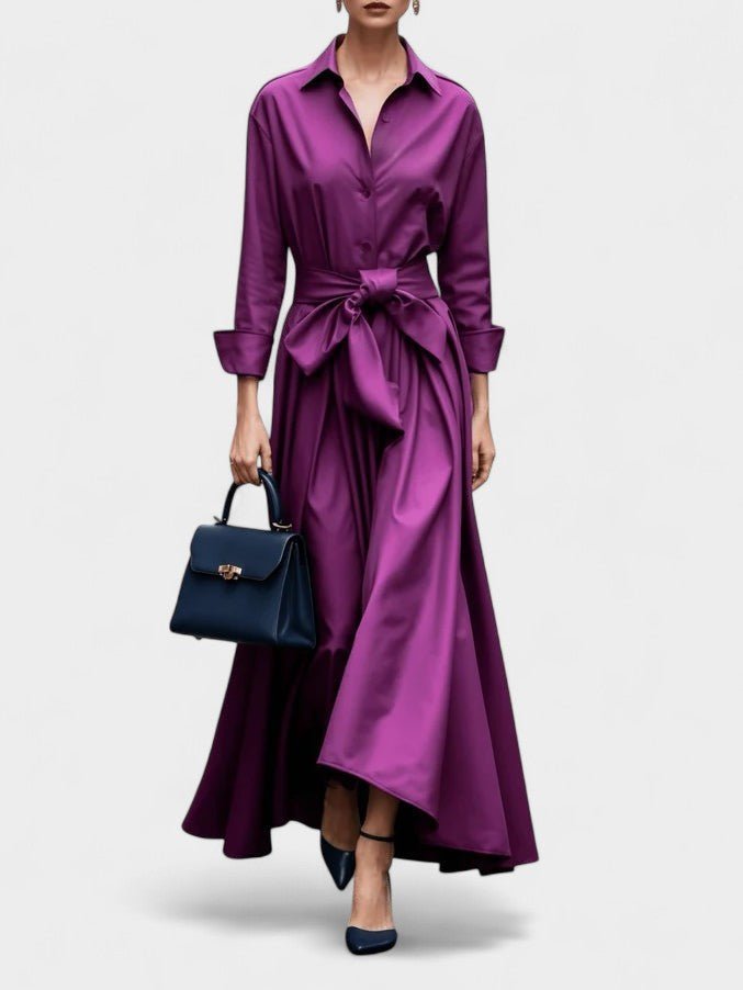 Elena | Cotton Twill Shirt Dress