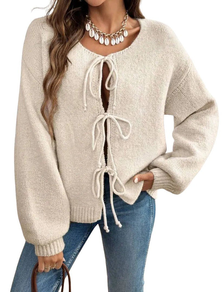 Emilia™ | Long Laced Gilet — Casual Chic with Subtle Charm