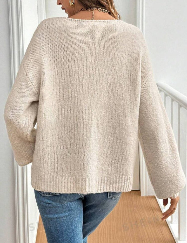 Emilia™ | Long Laced Gilet — Casual Chic with Subtle Charm