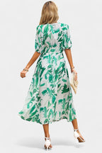 Georgina | V-Neck Floral Midi Dress