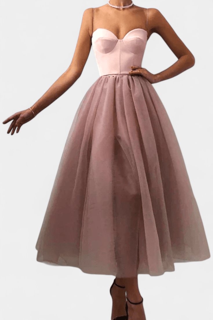 Giselle | Elegant Tulle Maxi Dress