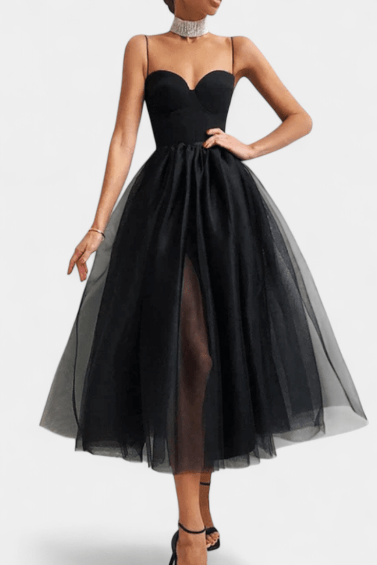 Giselle | Elegant Tulle Maxi Dress