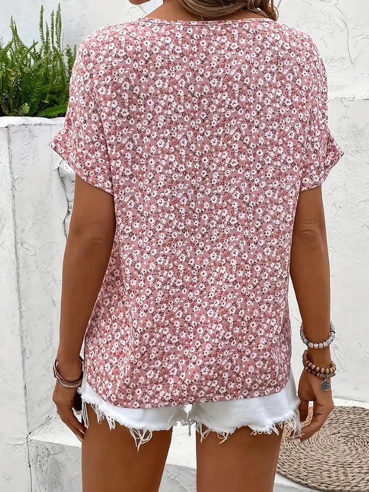 GRACEY | CHIC BUTTONED SUMMER BLOUSE