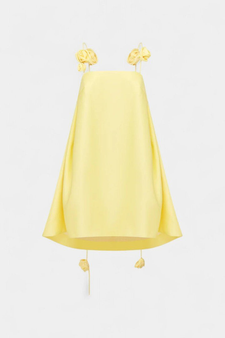 Hedda | Rose Detail Spaghetti Strap Mini Dress