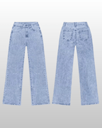 High Waist Straight Jeans